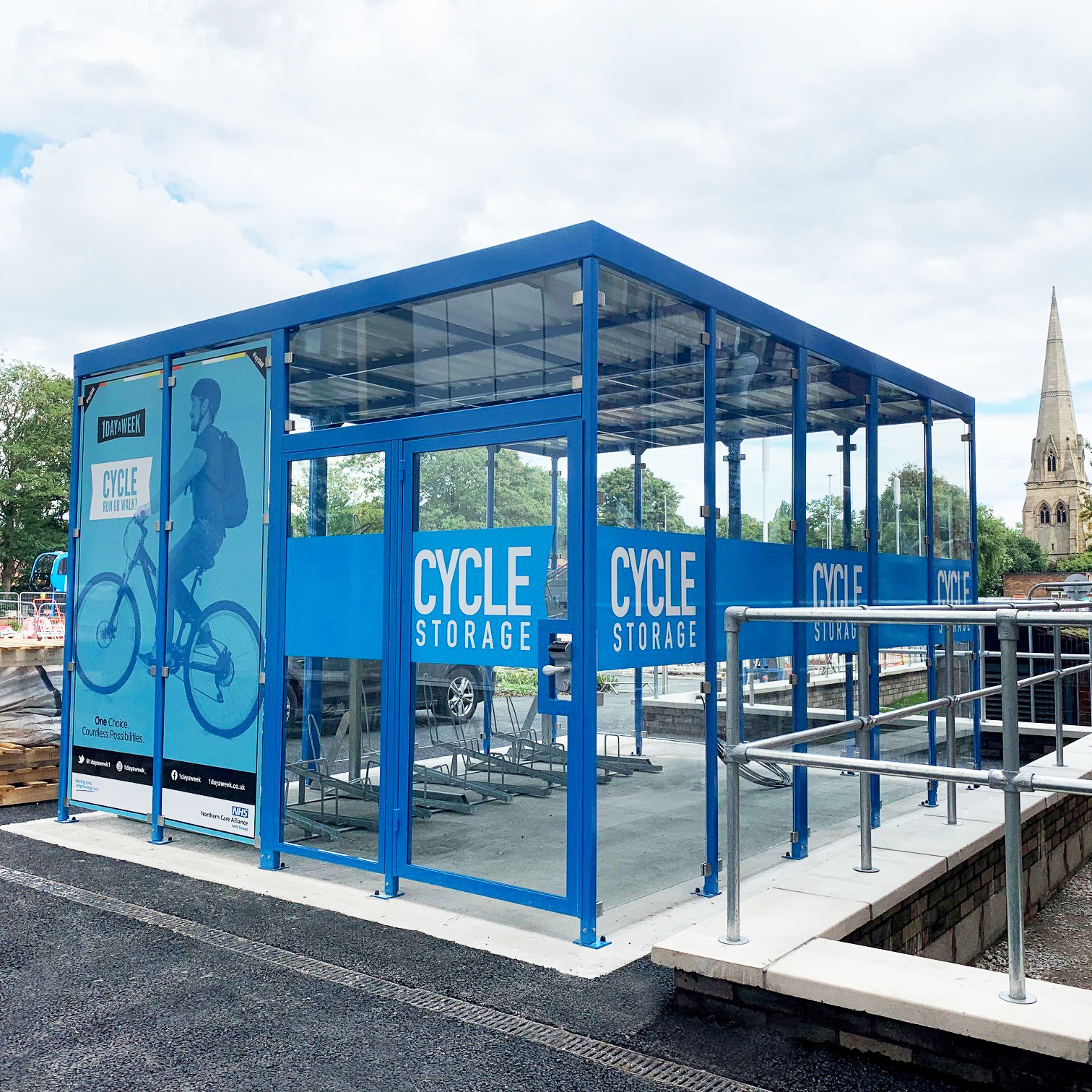 Salford Royal Major Trauma Hospital Cycle Hub